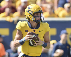 Neal Brown trying to learn balance between WVU quarterbacks Jarret Doege, Garrett Greene